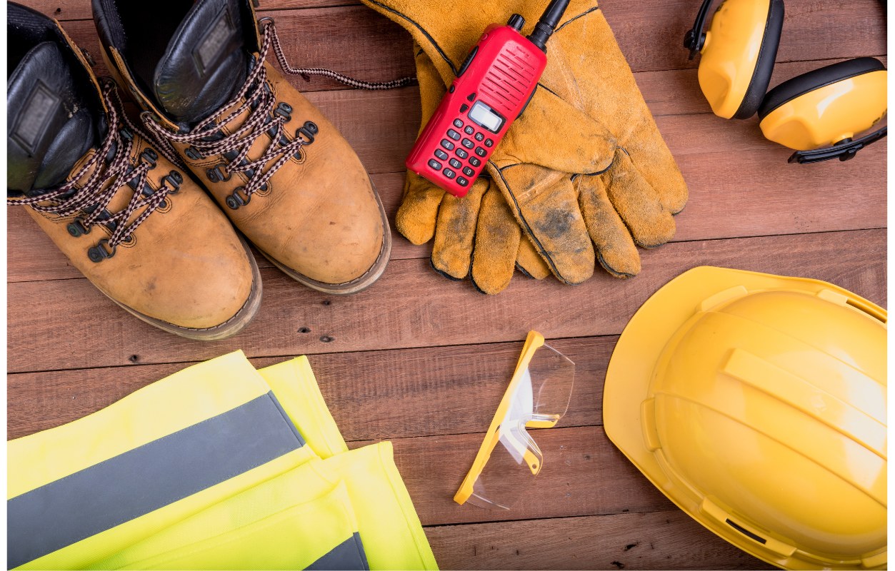 PFC Trading site supplies — safety gear, fasteners, and consumables
